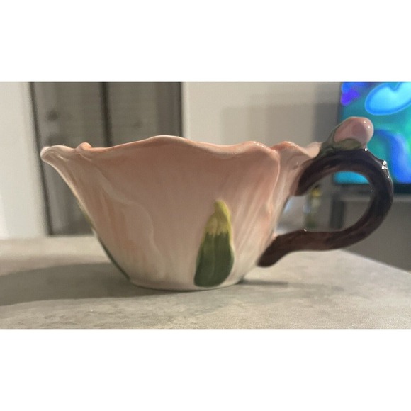 Flower Teacup, Leaf Saucer & Butterfly Spoon 3-Pc Set by Corner Ruby - Picture 10 of 16